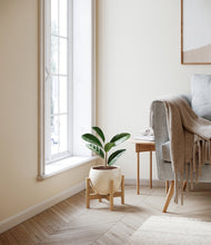 Load image into Gallery viewer, Shiny EggWhite stand:bamboo
