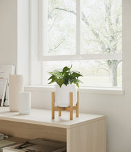 Load image into Gallery viewer, White stand:bamboo
