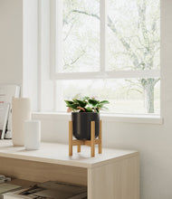Load image into Gallery viewer, Stone Black stand:bamboo
