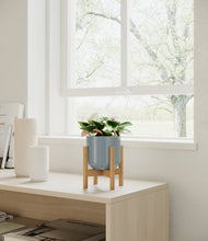 Load image into Gallery viewer, Misty Blue stand:bamboo
