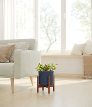 Load image into Gallery viewer, Deep Navy stand:walnut
