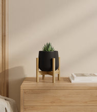 Load image into Gallery viewer, Black stand:bamboo
