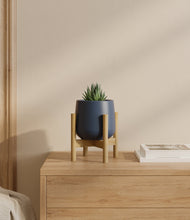 Load image into Gallery viewer, Deep Navy stand:bamboo
