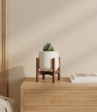 Load image into Gallery viewer, White stand:walnut
