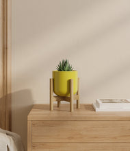 Load image into Gallery viewer, Key Lime Yellow stand:bamboo
