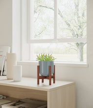 Load image into Gallery viewer, Misty Blue stand:walnut
