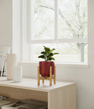 Load image into Gallery viewer, Striped Cherry Red stand:bamboo
