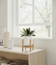 Load image into Gallery viewer, White stand:bamboo
