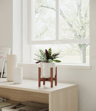 Load image into Gallery viewer, Hammered Ivory stand:walnut
